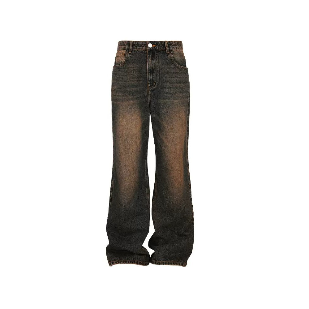 Vintage Street Wash Wide-leg Jeans MB7038