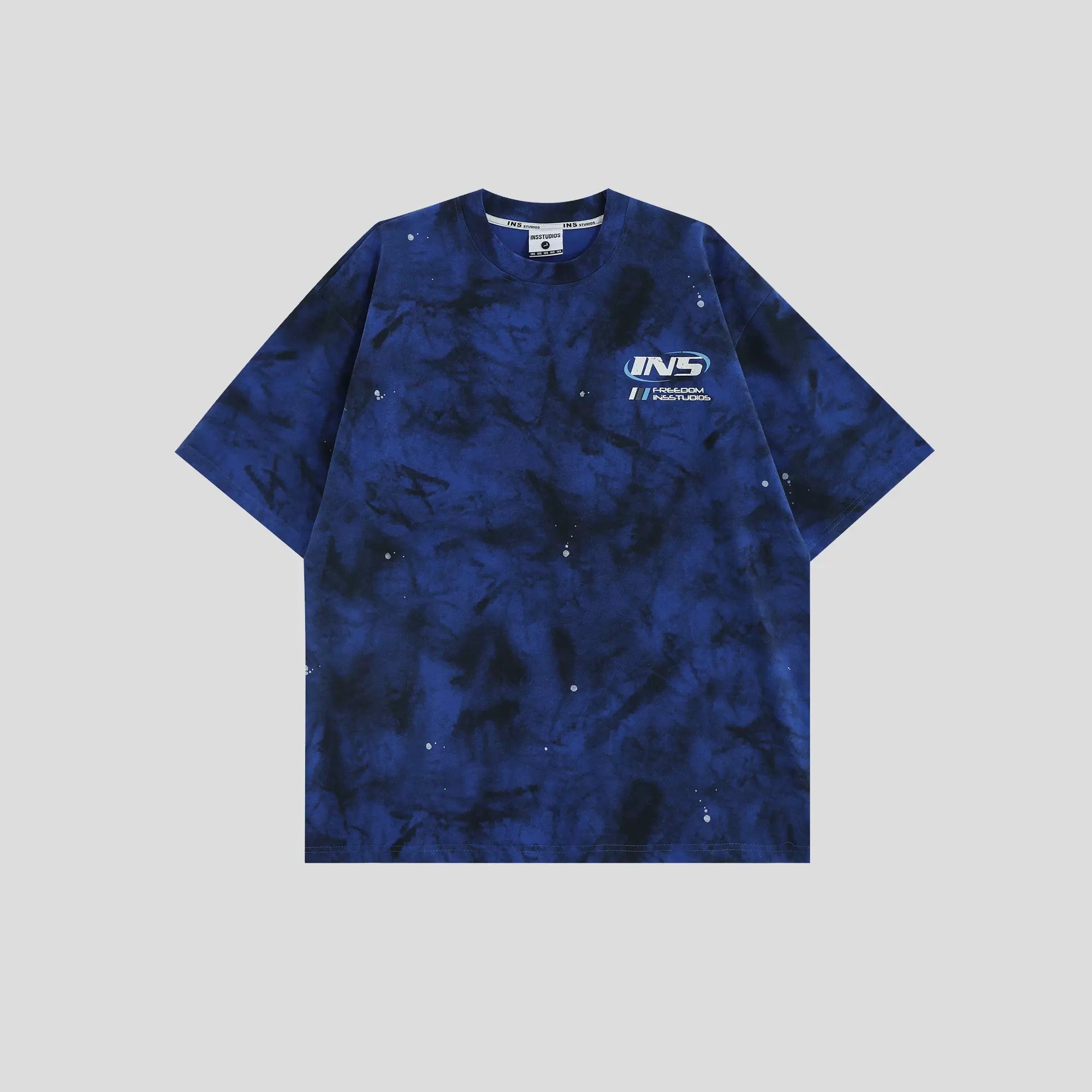 Splash Ink Tie-Dye Printed LOGO T-shirt IN7030