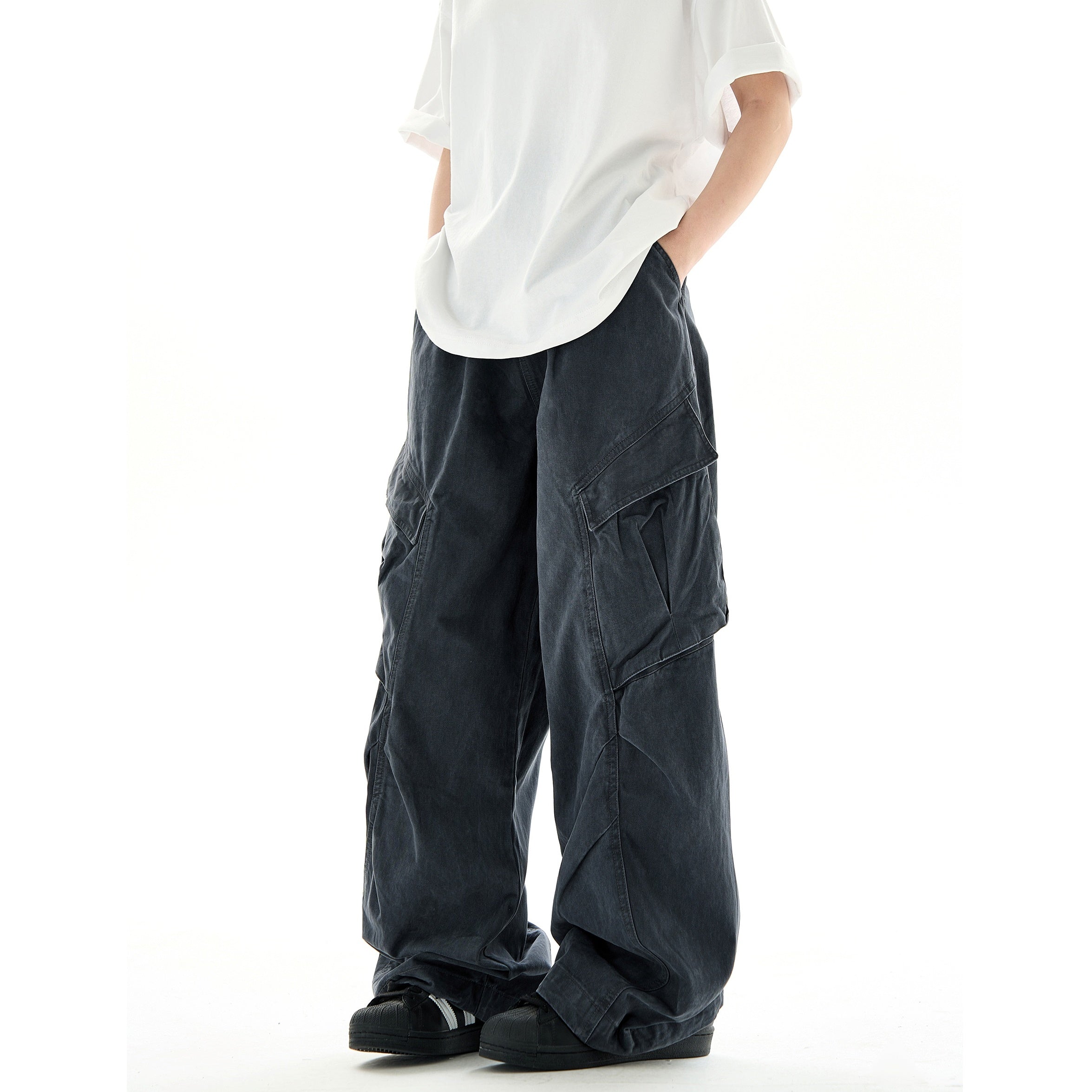 Pleats Deconstructed Design Cargo Pants MB7227