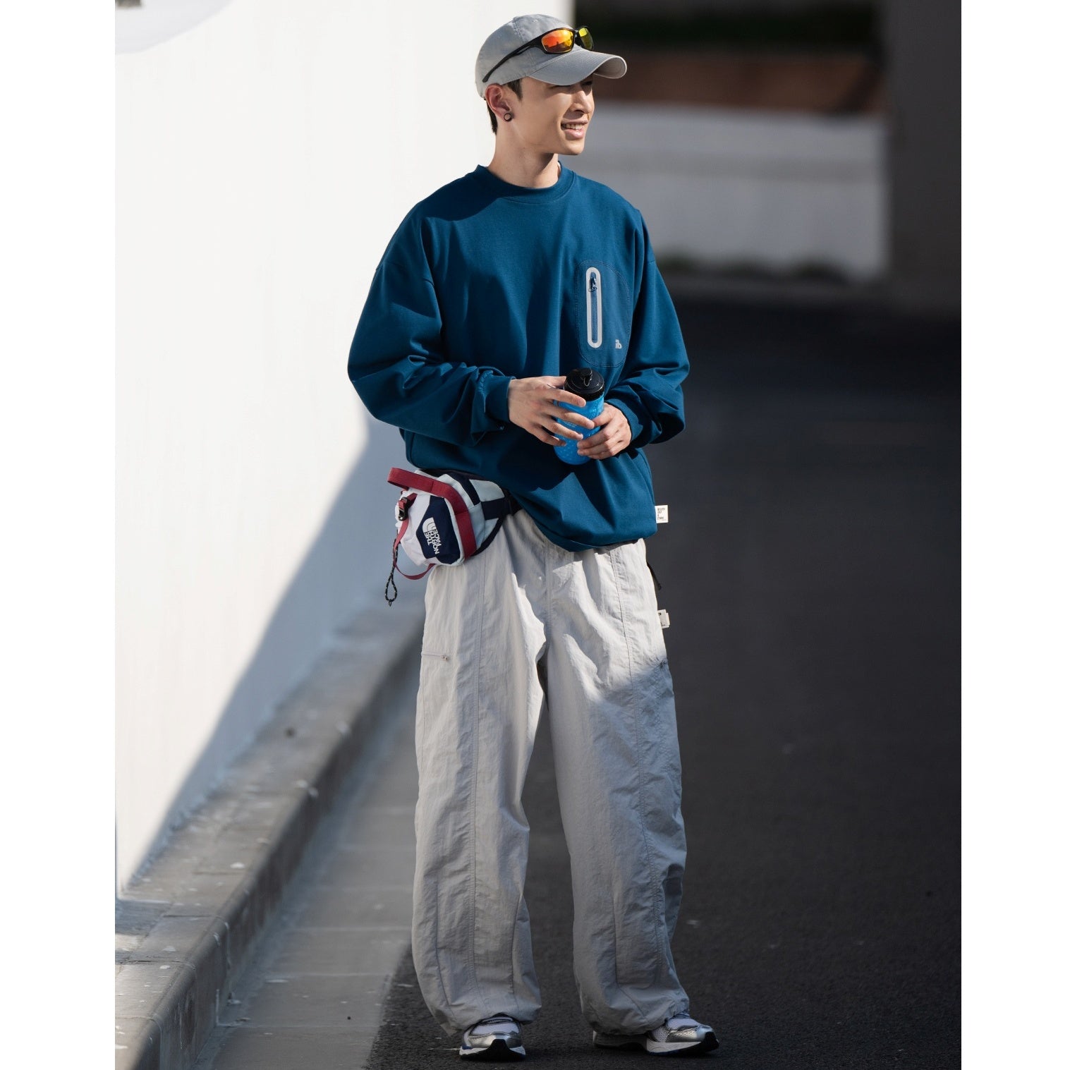 Lightweight Loose Straight Paratrooper Pants BI2024