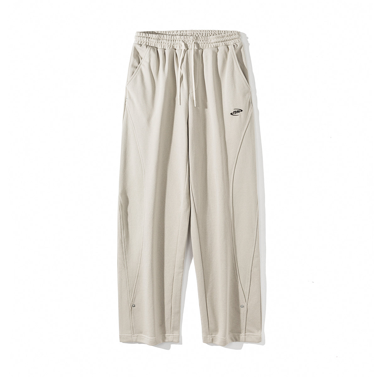 Curved Panel Straight Casual Pants NA7007