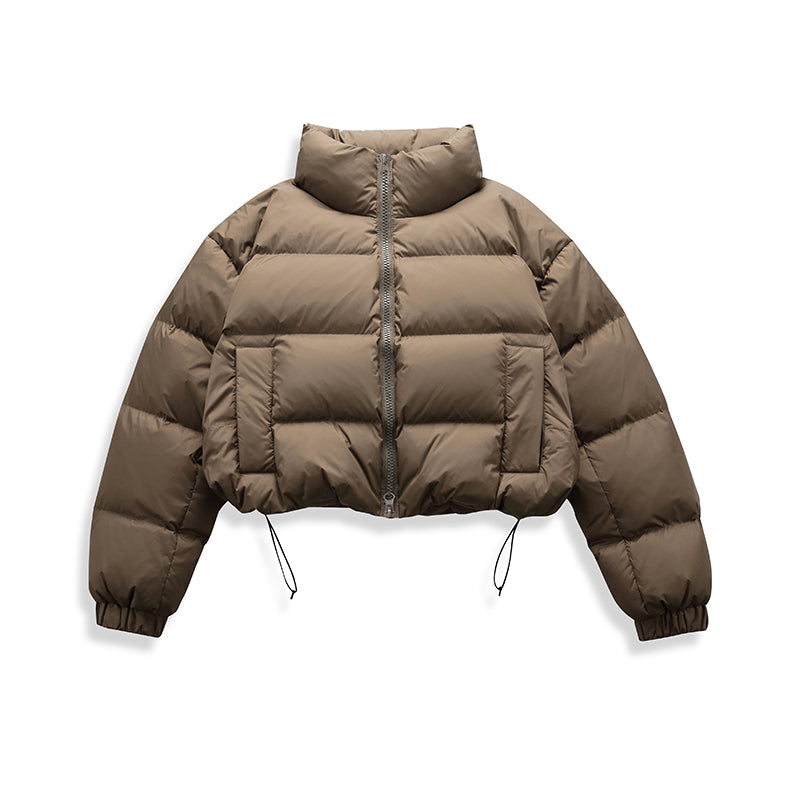 Stand Collar Simple Down Jacket MB7297