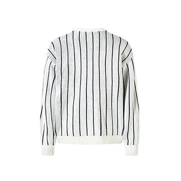 Striped Logo Pullover Sweater MB7140