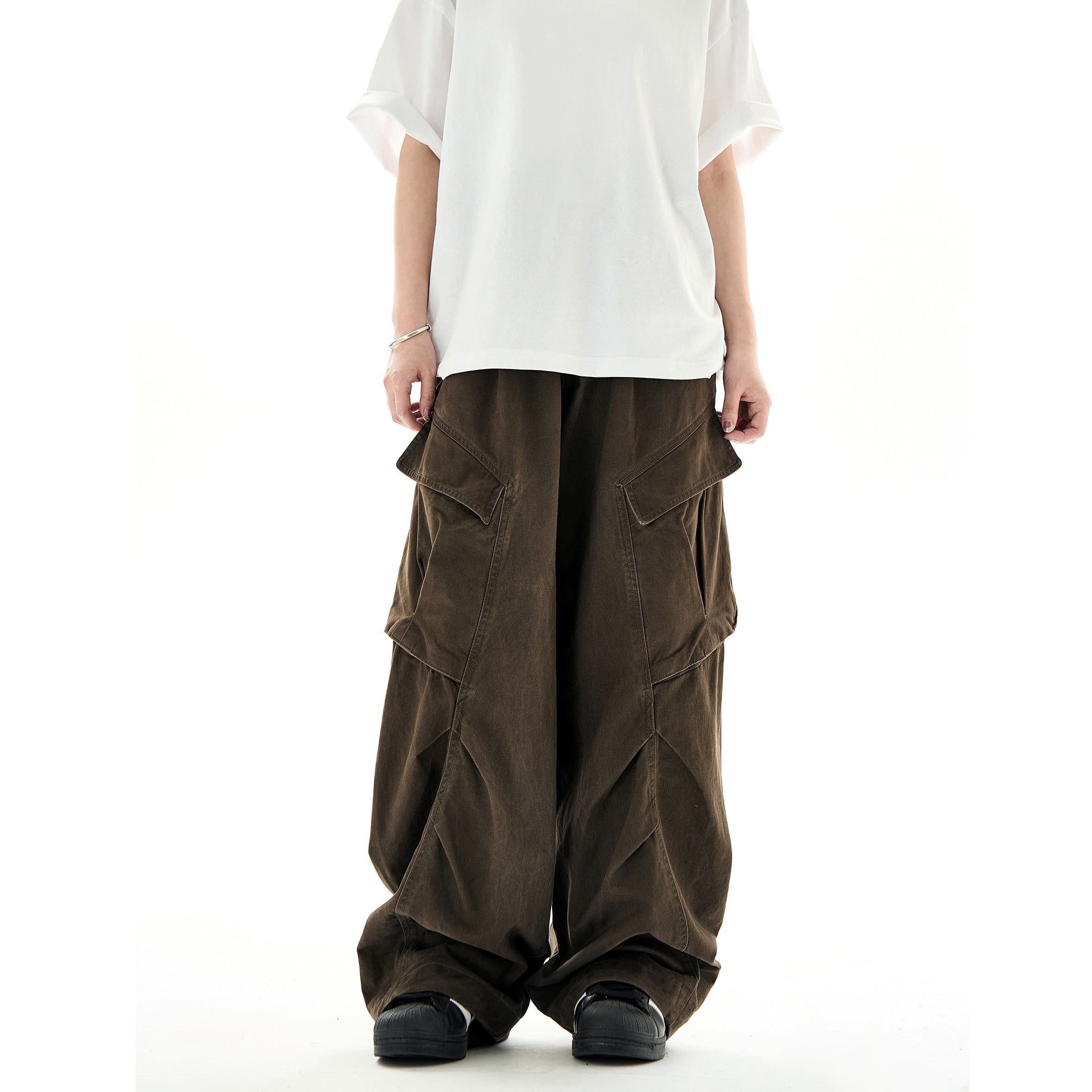 Pleats Deconstructed Design Cargo Pants MB7227