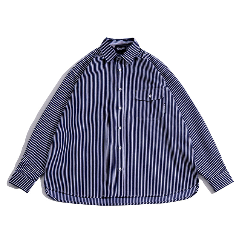 Loose Pinstriped Shirt BI2025