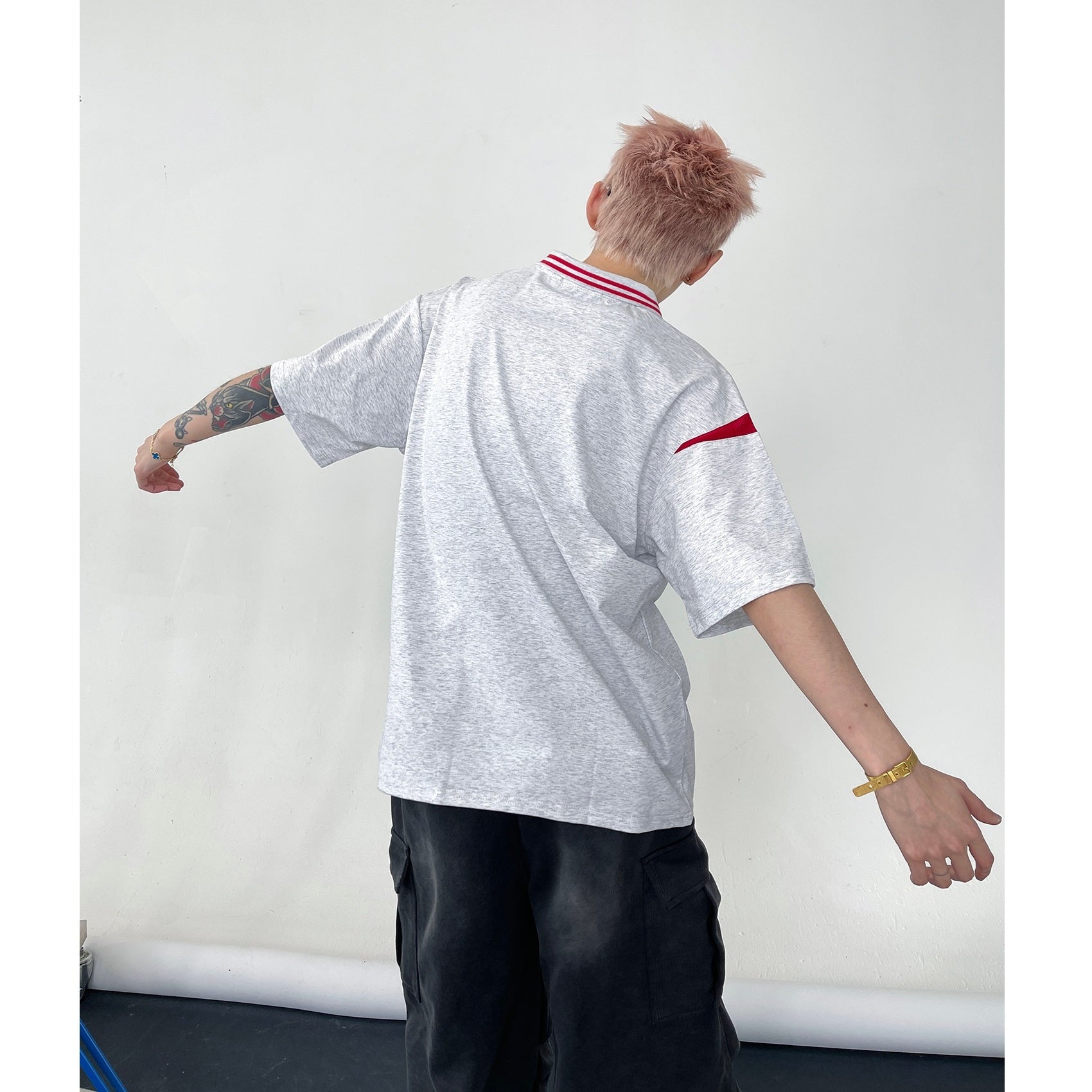 No. 7 Polo Lapel T-Shirt EAT142