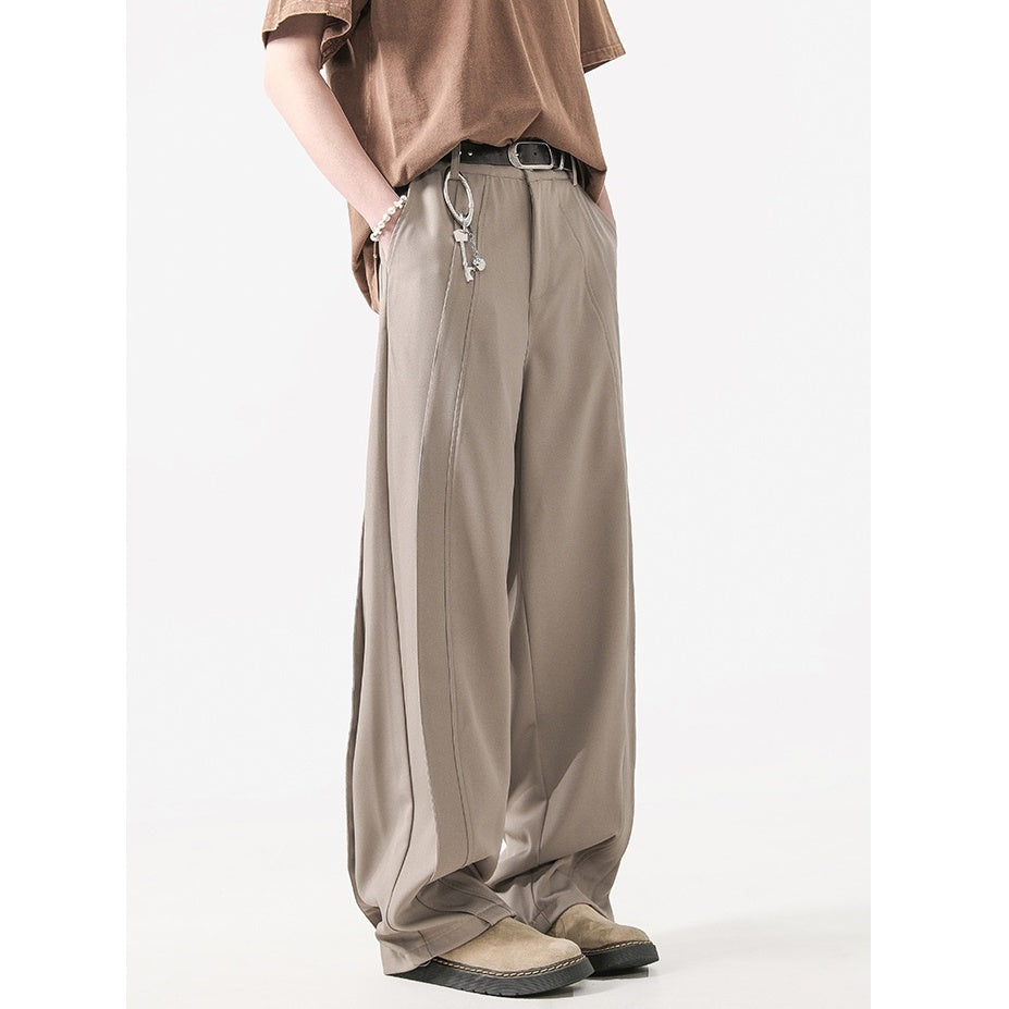 Line Stitch Loose Drape Pants MB7100