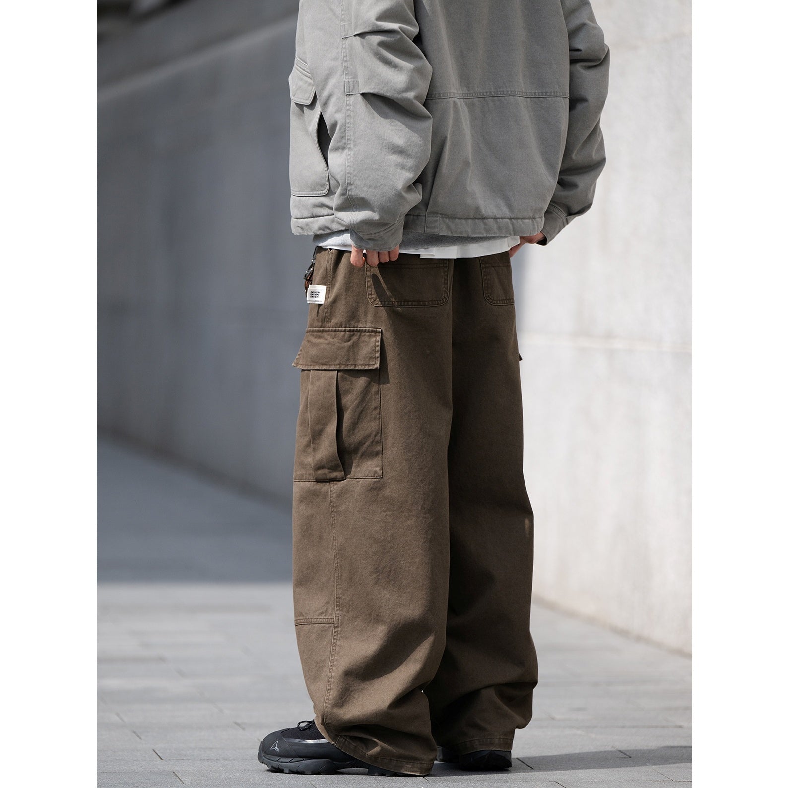 Multi-pocket Wash Vintage Cargo Pants BI2016