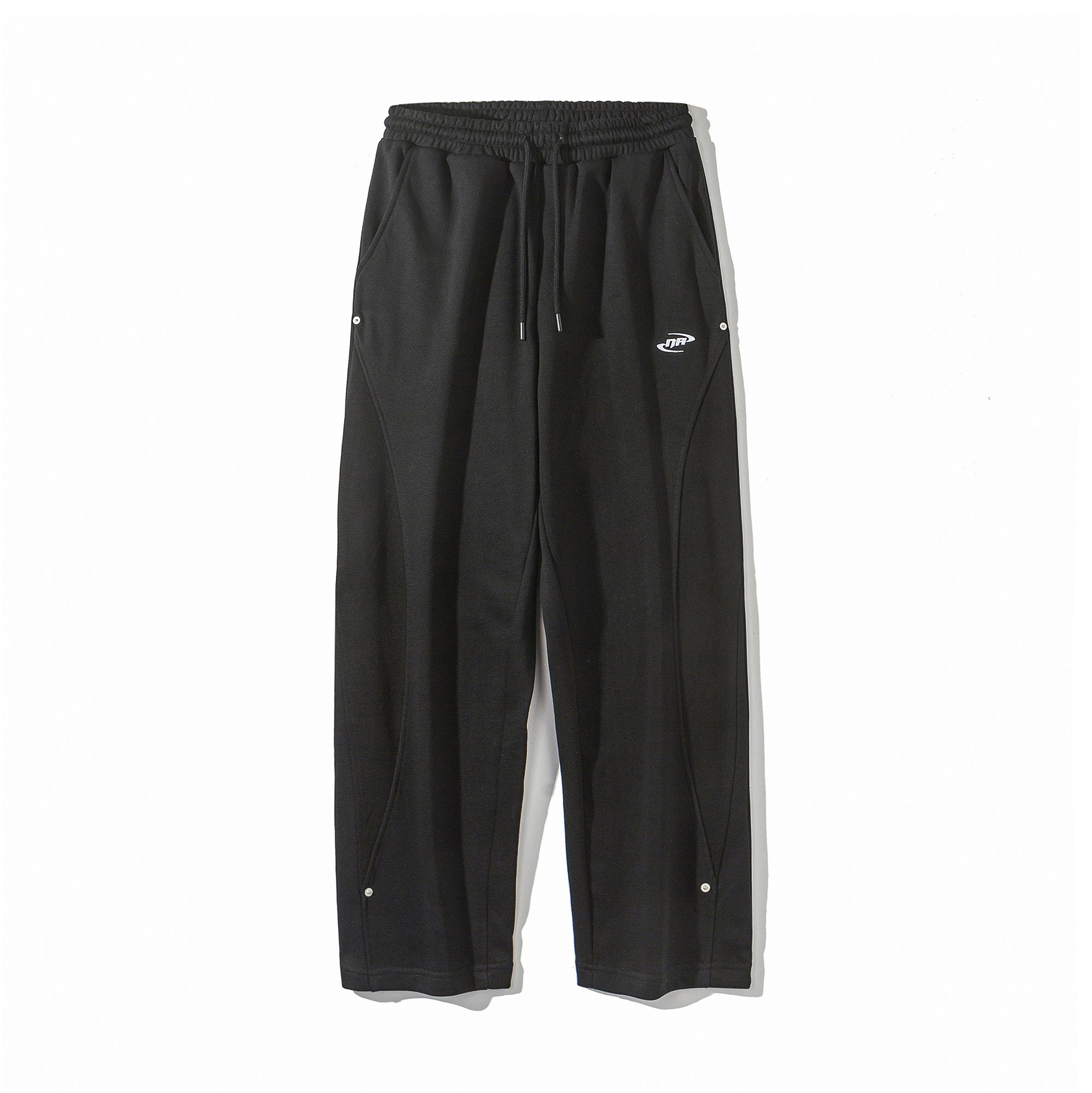 Curved Panel Straight Casual Pants NA7007