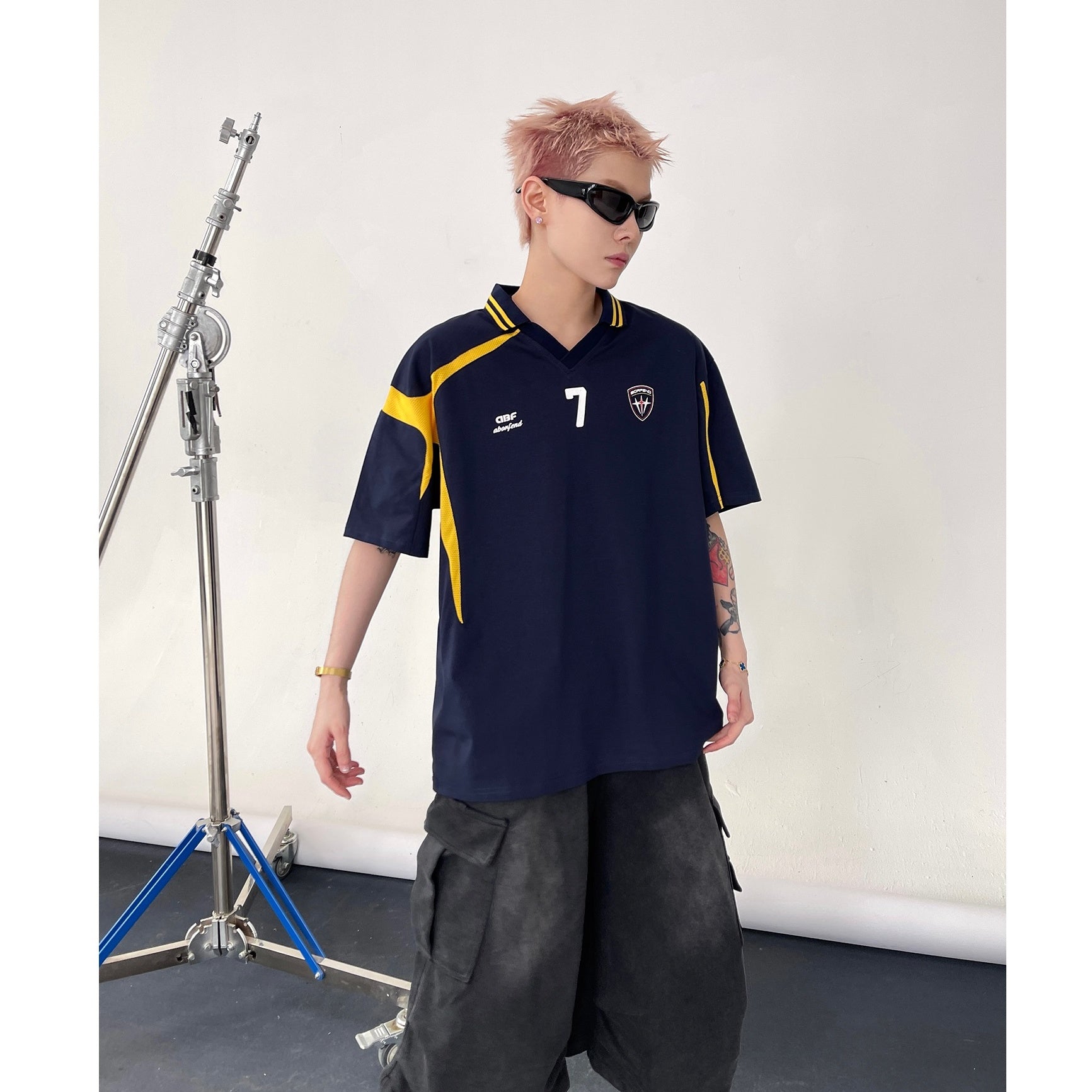 No. 7 Polo Lapel T-Shirt EAT142