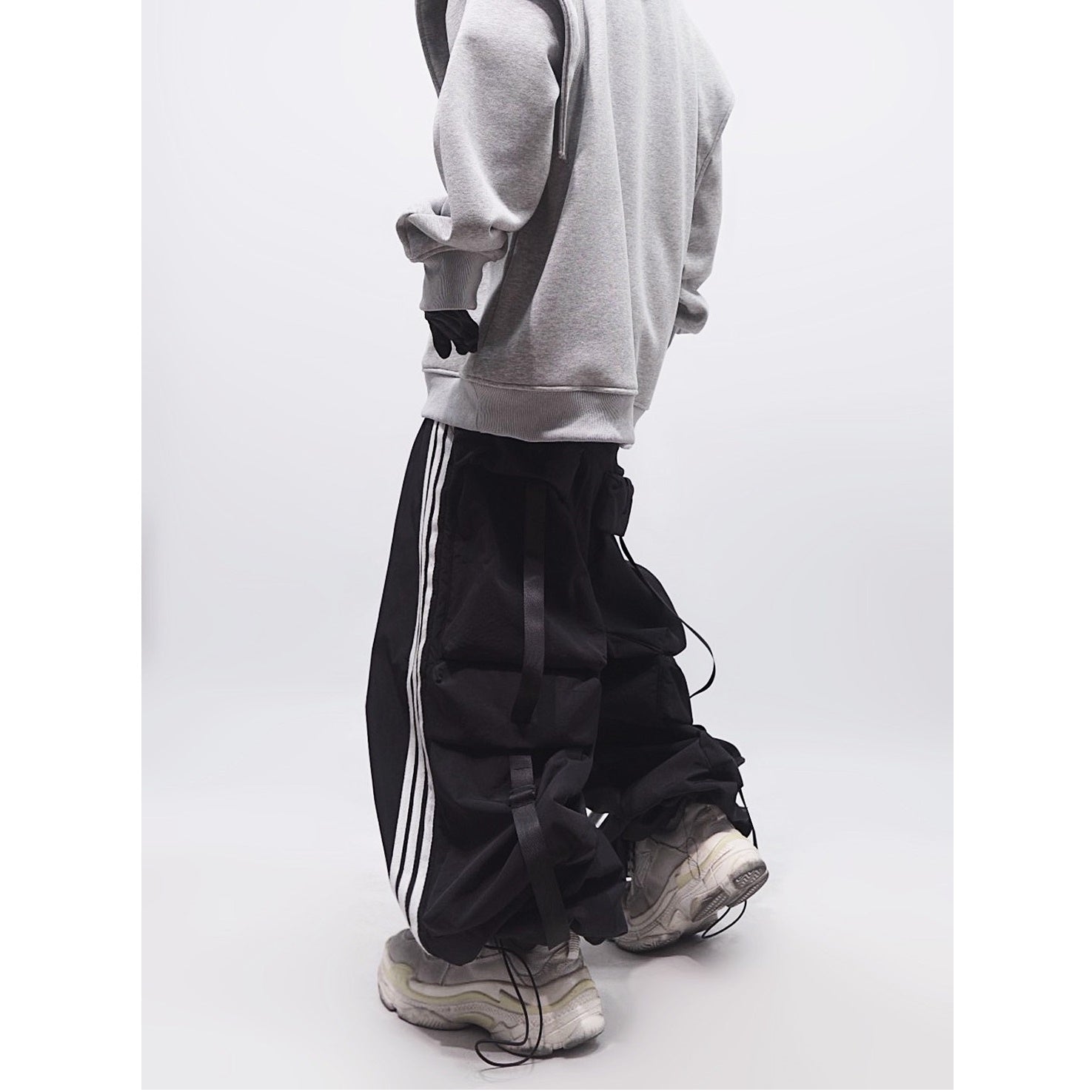 Side Line Back Pocket Athletic Casual Pants UU7001