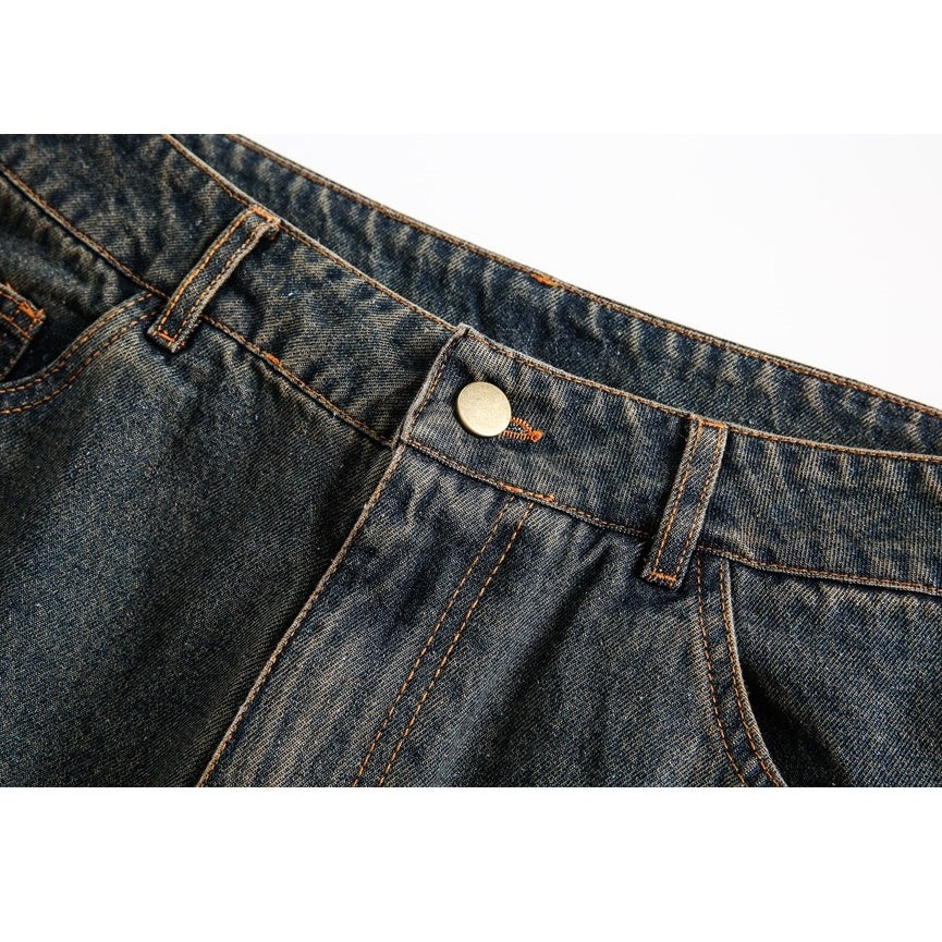 Vintage Rust Aged Washed Jeans MB7186