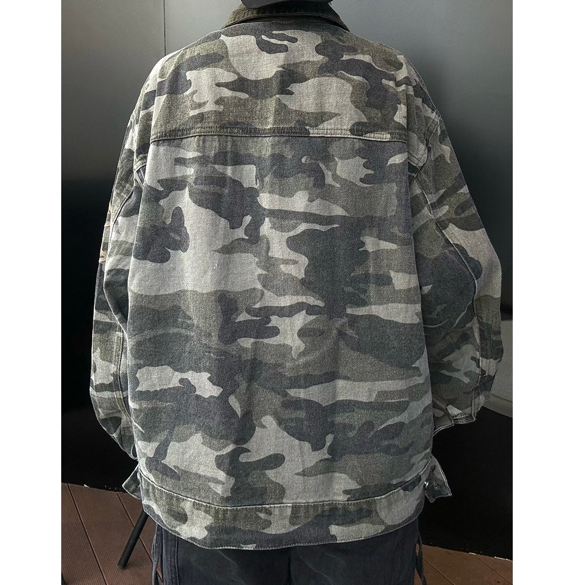 Camouflage Denim Jacket MB7137