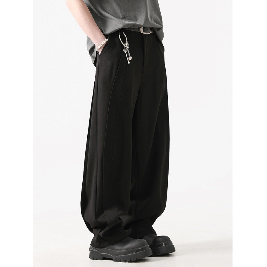 Line Stitch Loose Drape Pants MB7100