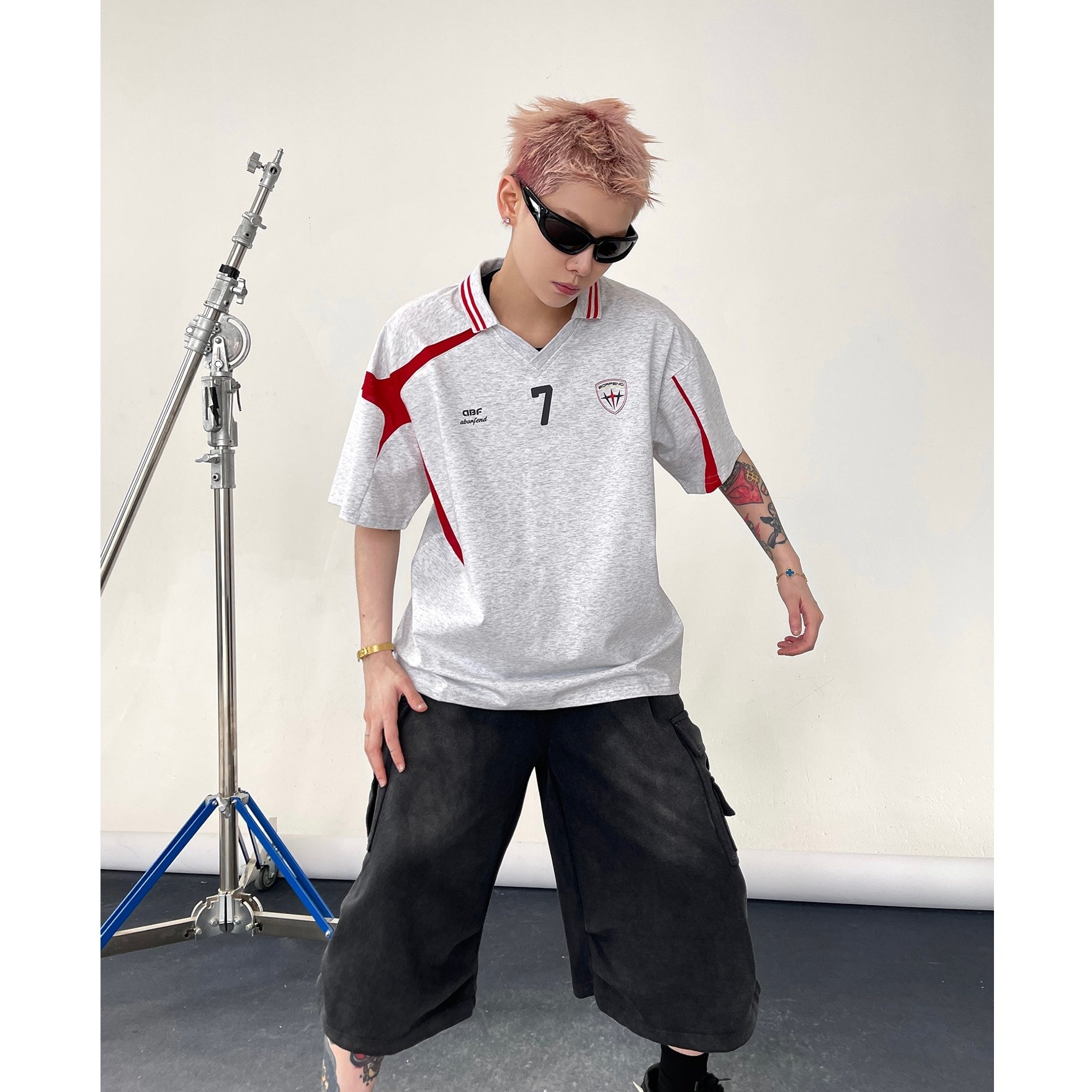 No. 7 Polo Lapel T-Shirt EAT142