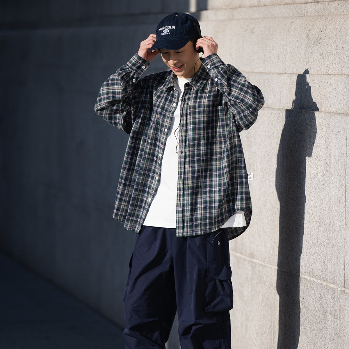 Classic Contrast Check Shirt BI2002