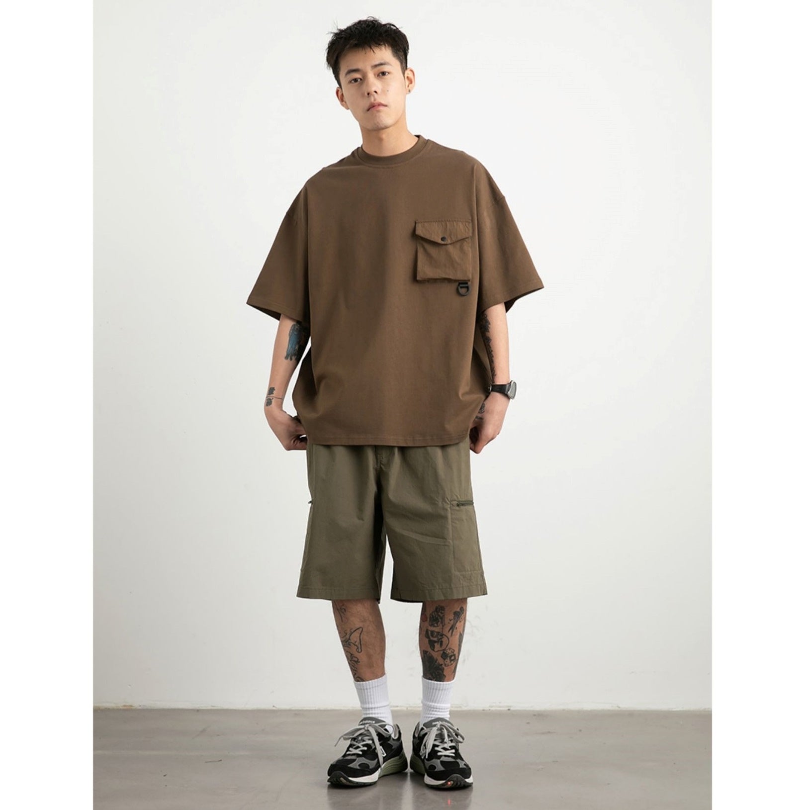 Flap Pocket Heavy Weight T-shirt NA002