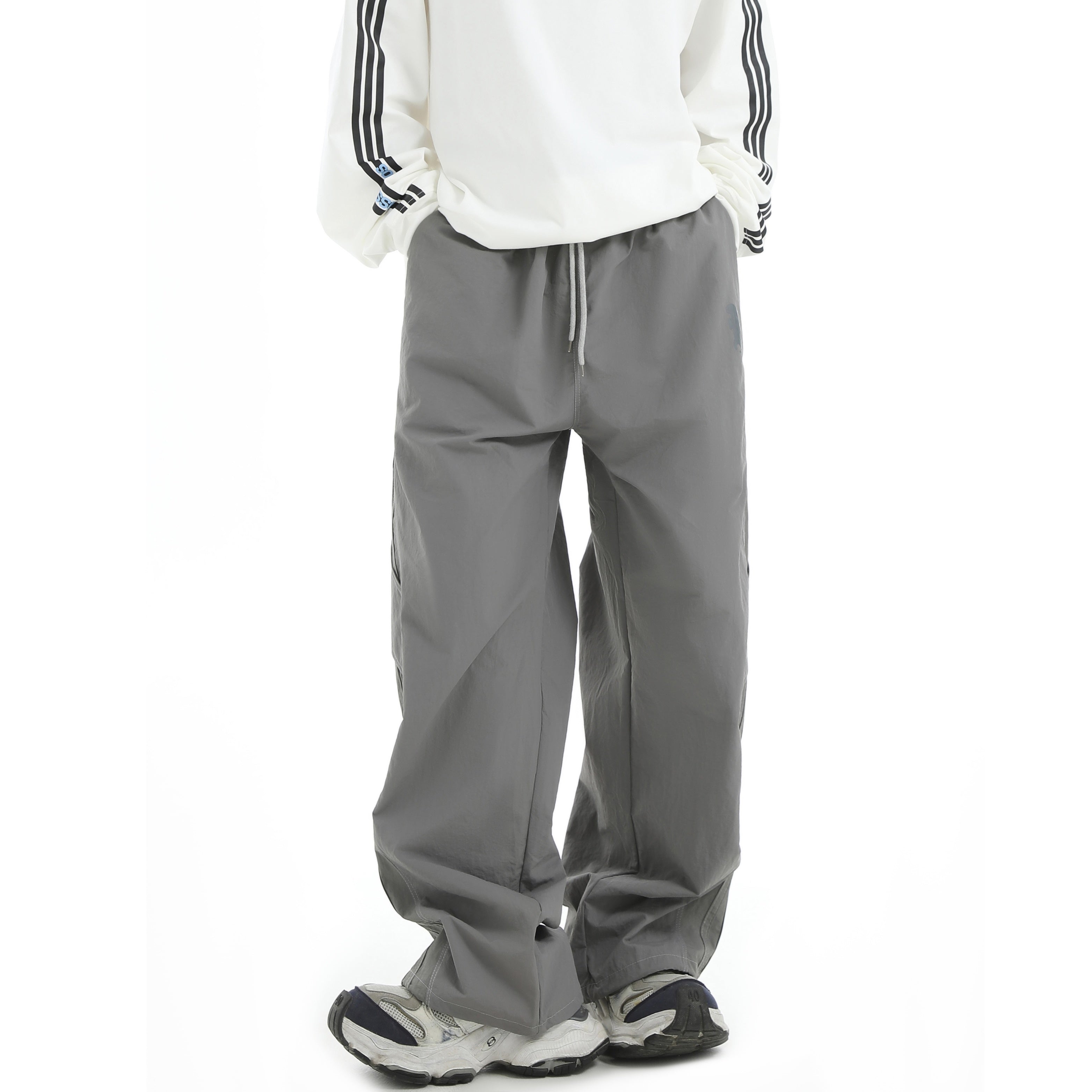 Stitched Striped Casual Paratrooper Pants IN7037