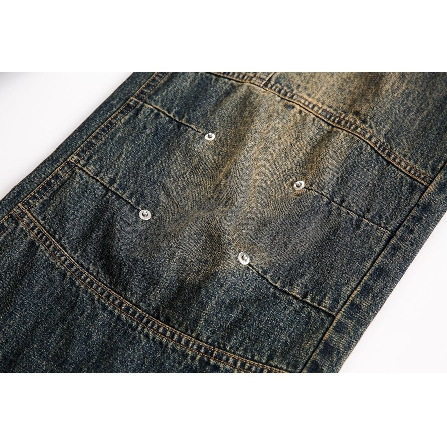 Heavyweight Wash Loose Baker Jeans MB7182