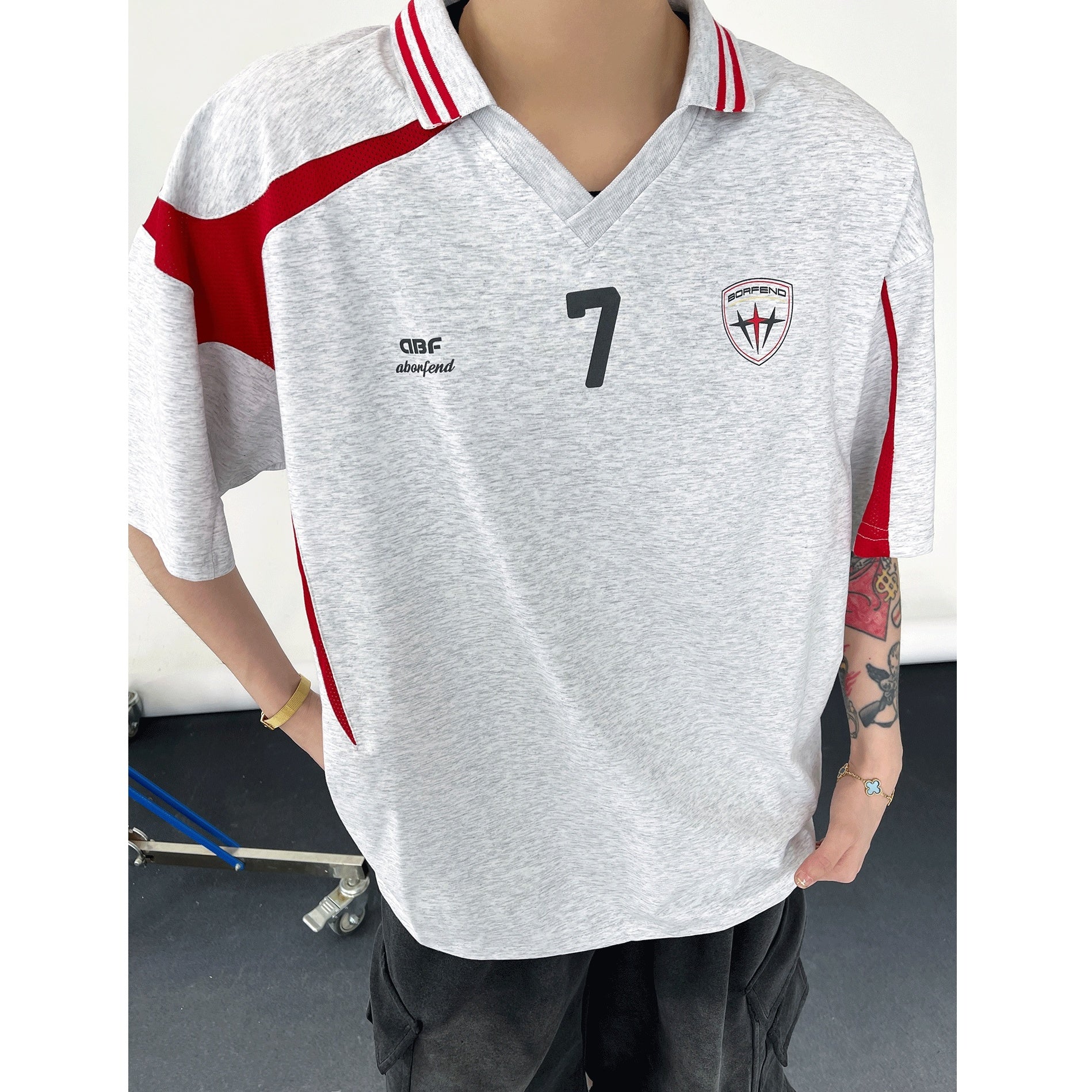 No. 7 Polo Lapel T-Shirt EAT142