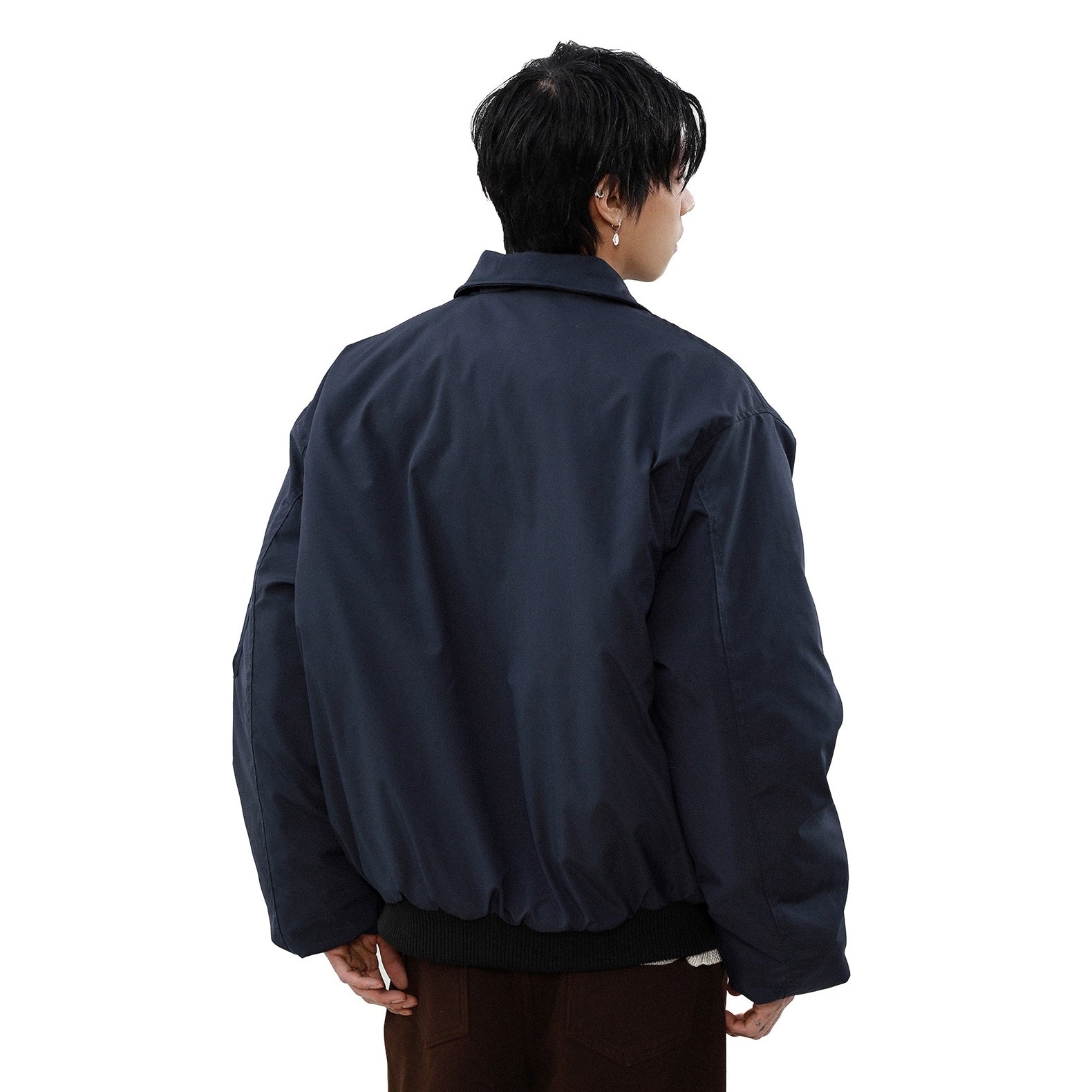 Lapel Design Bomber Jacket MB7303