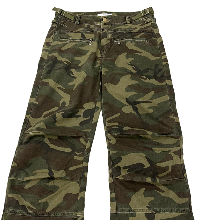 Street Loose Straight Camouflage Pants FT8004