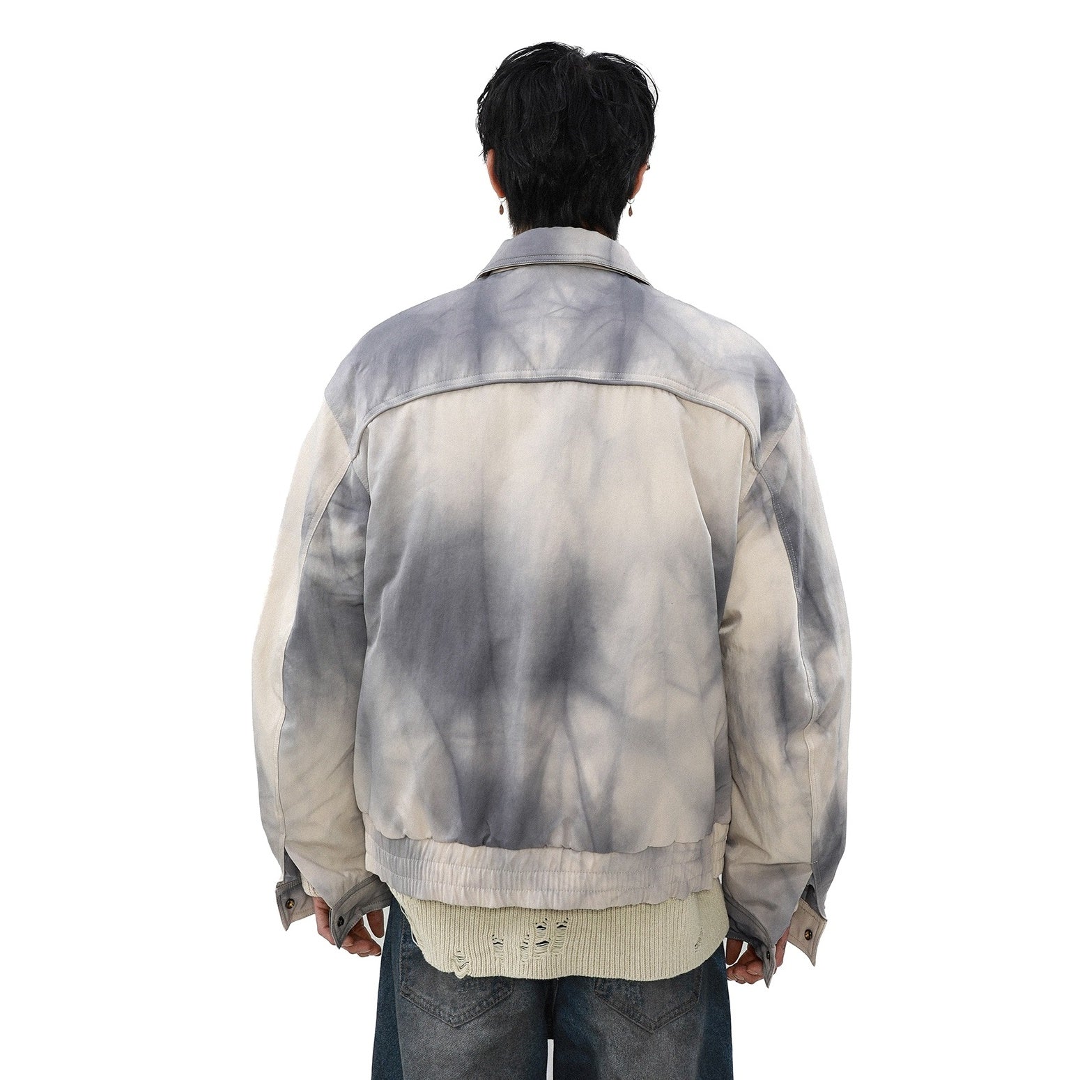 Distressed Smudged Work Jacket MB7292