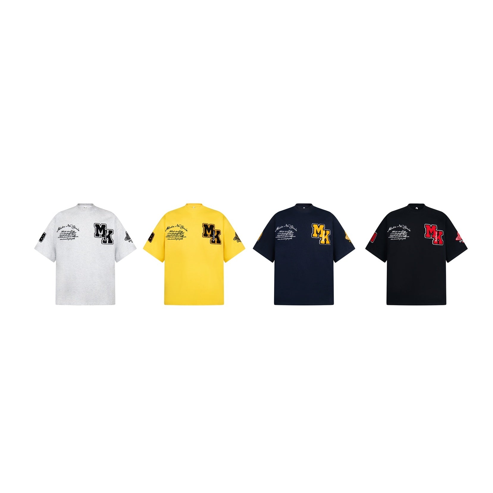 Letter Towel Embroidered T-Shirt EAT124