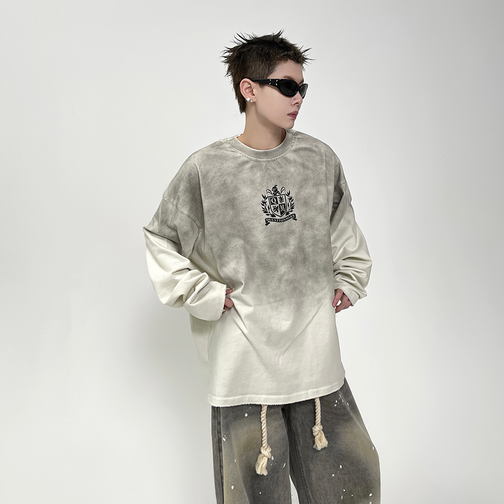 Gradient Wash Printed T-Shirt EAT081