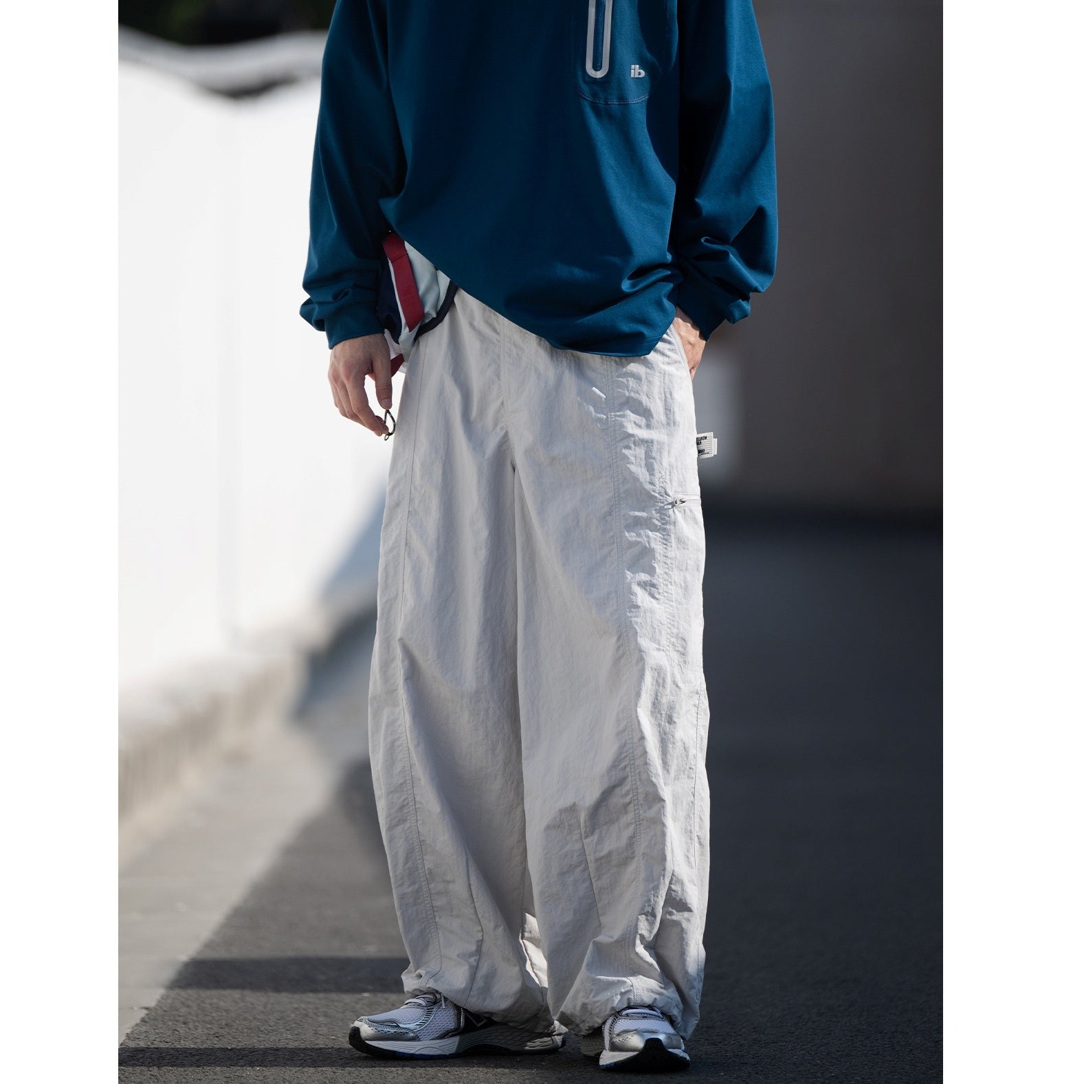 Lightweight Loose Straight Paratrooper Pants BI2024