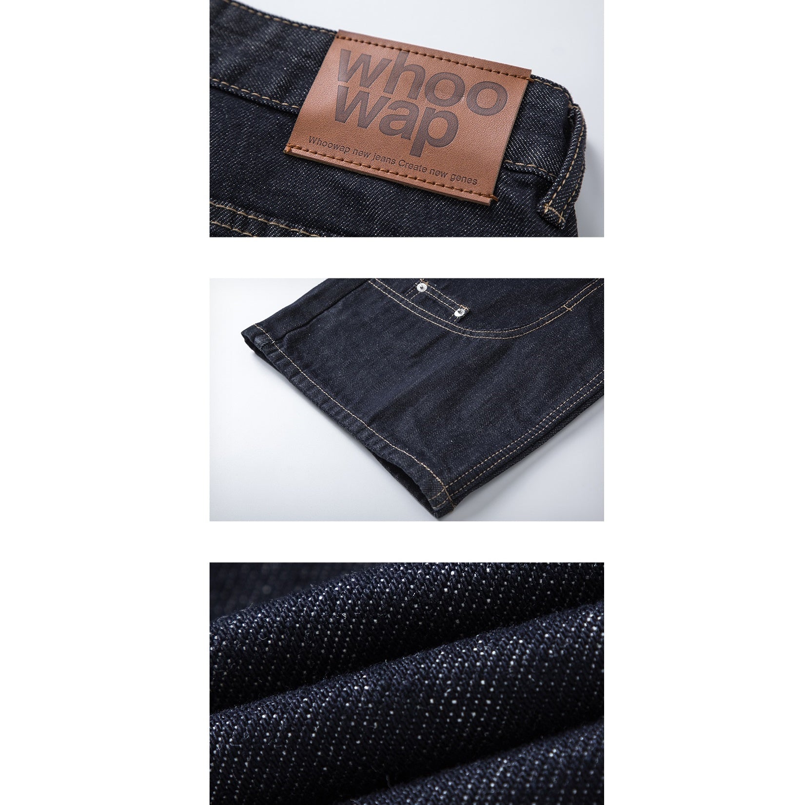 Loose Street Design Stitch Jeans MB7044