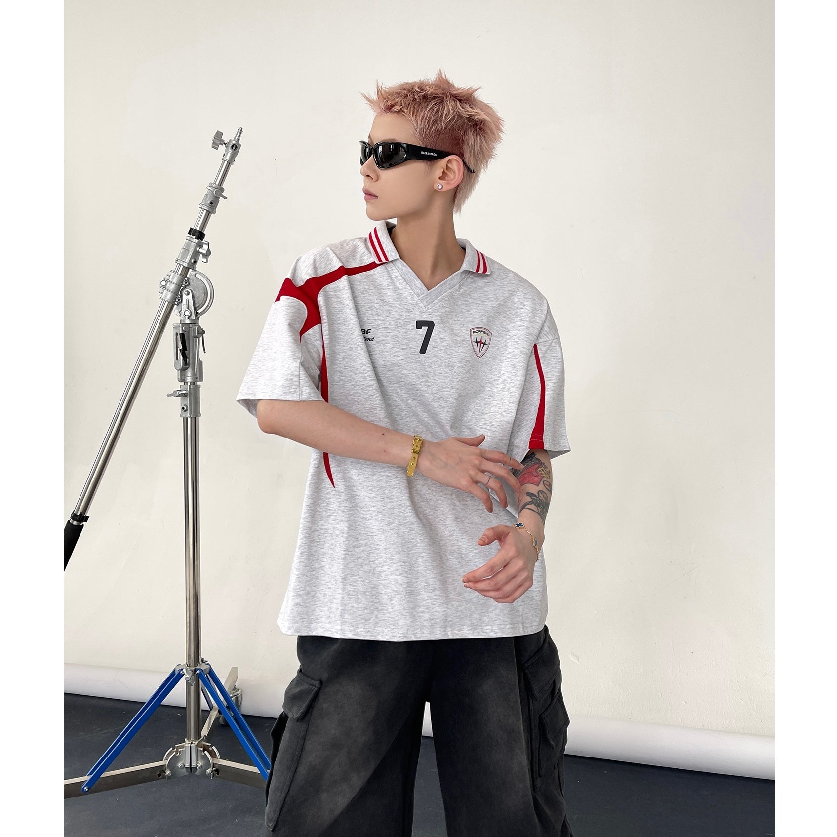No. 7 Polo Lapel T-Shirt EAT142