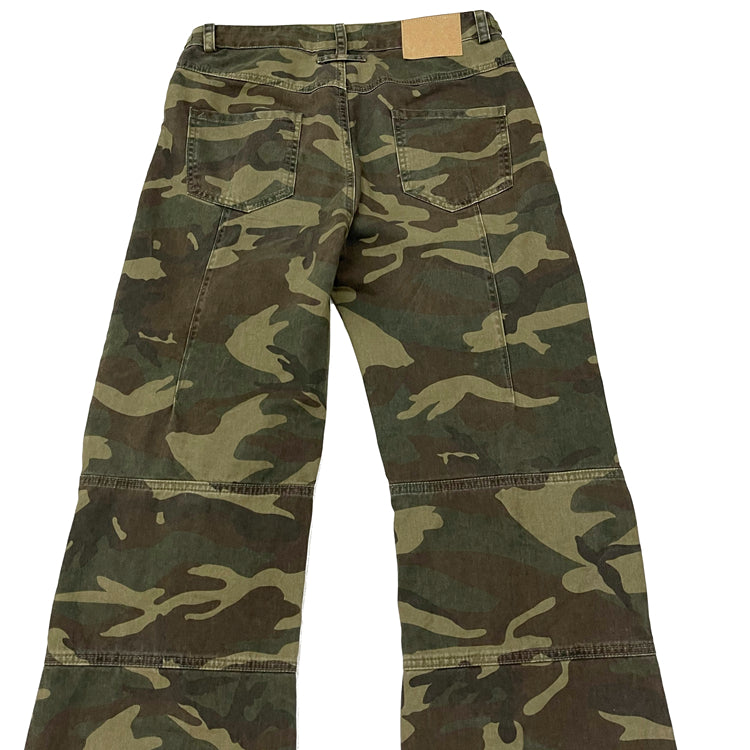 Street Loose Straight Camouflage Pants FT8004