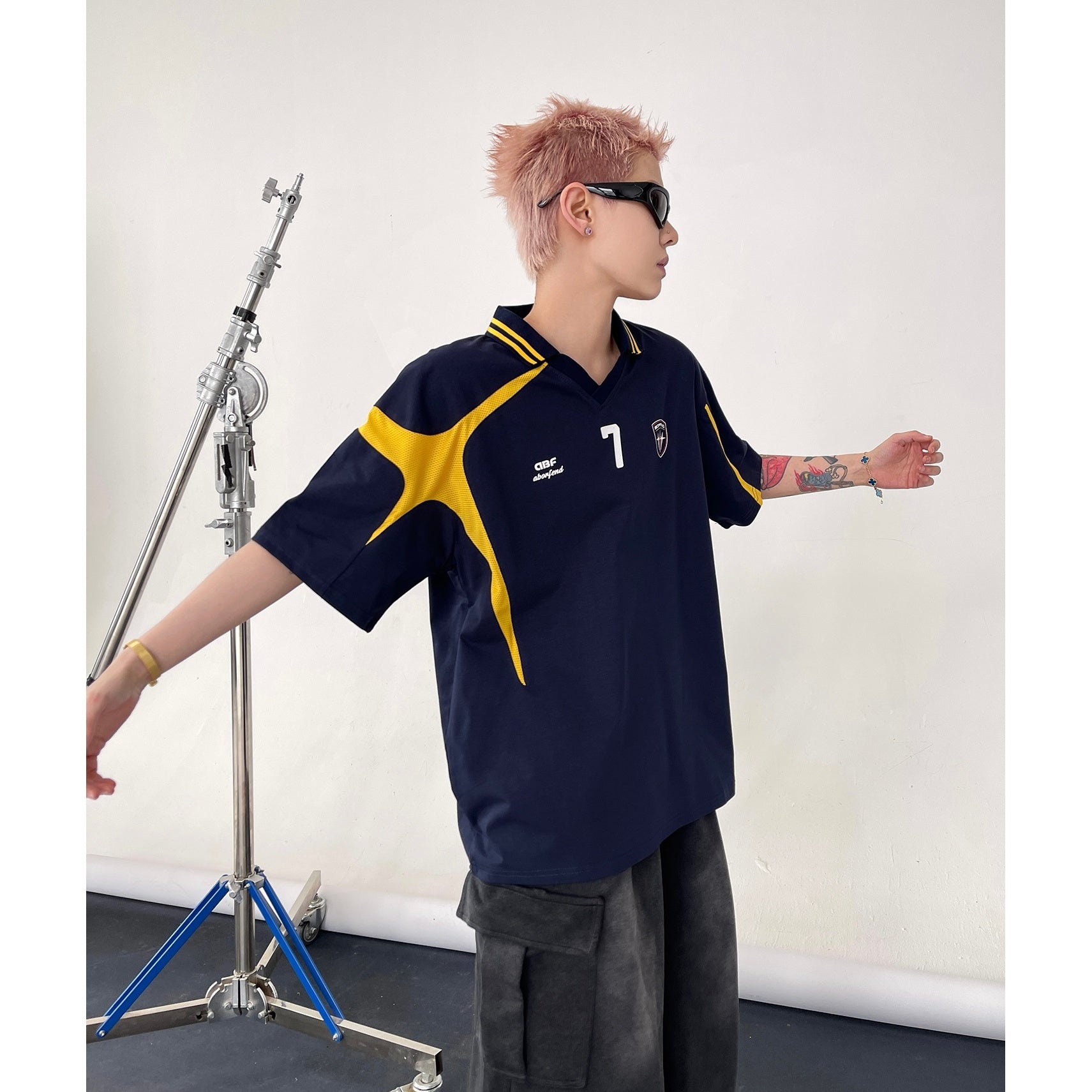 No. 7 Polo Lapel T-Shirt EAT142