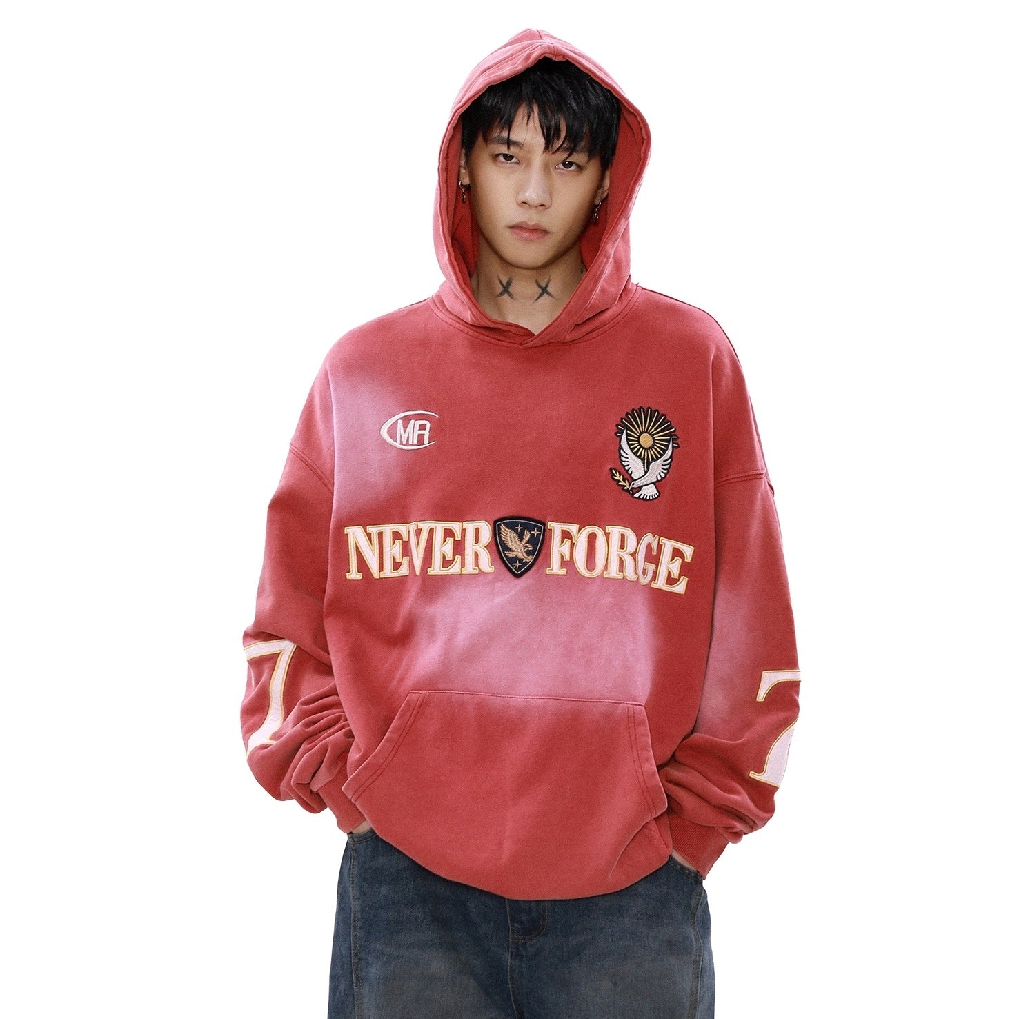 Heavyweight Embroidery Sports Hoodie MB7180