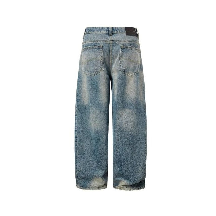 Washed Ripped Baggy Jeans MB7210