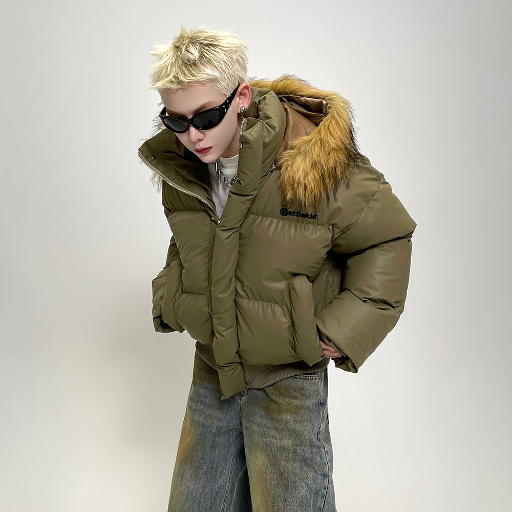 Fur Collar Hooded Padded Jacket EAT049