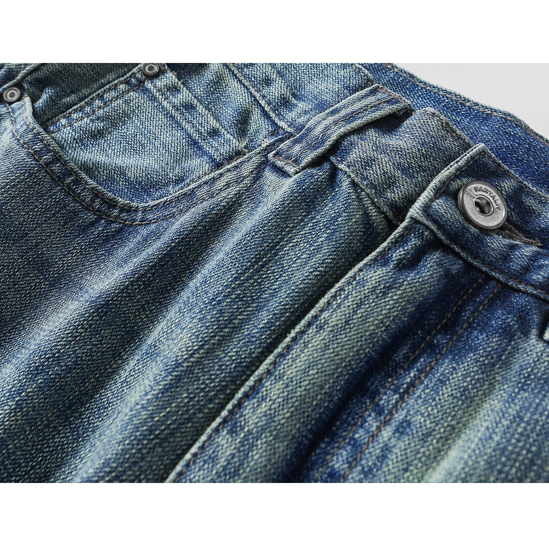 Street Ruffian Loose Straight Washed Jeans NR7001