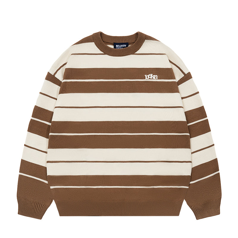 Retro Border Boyish Sweater BI2031