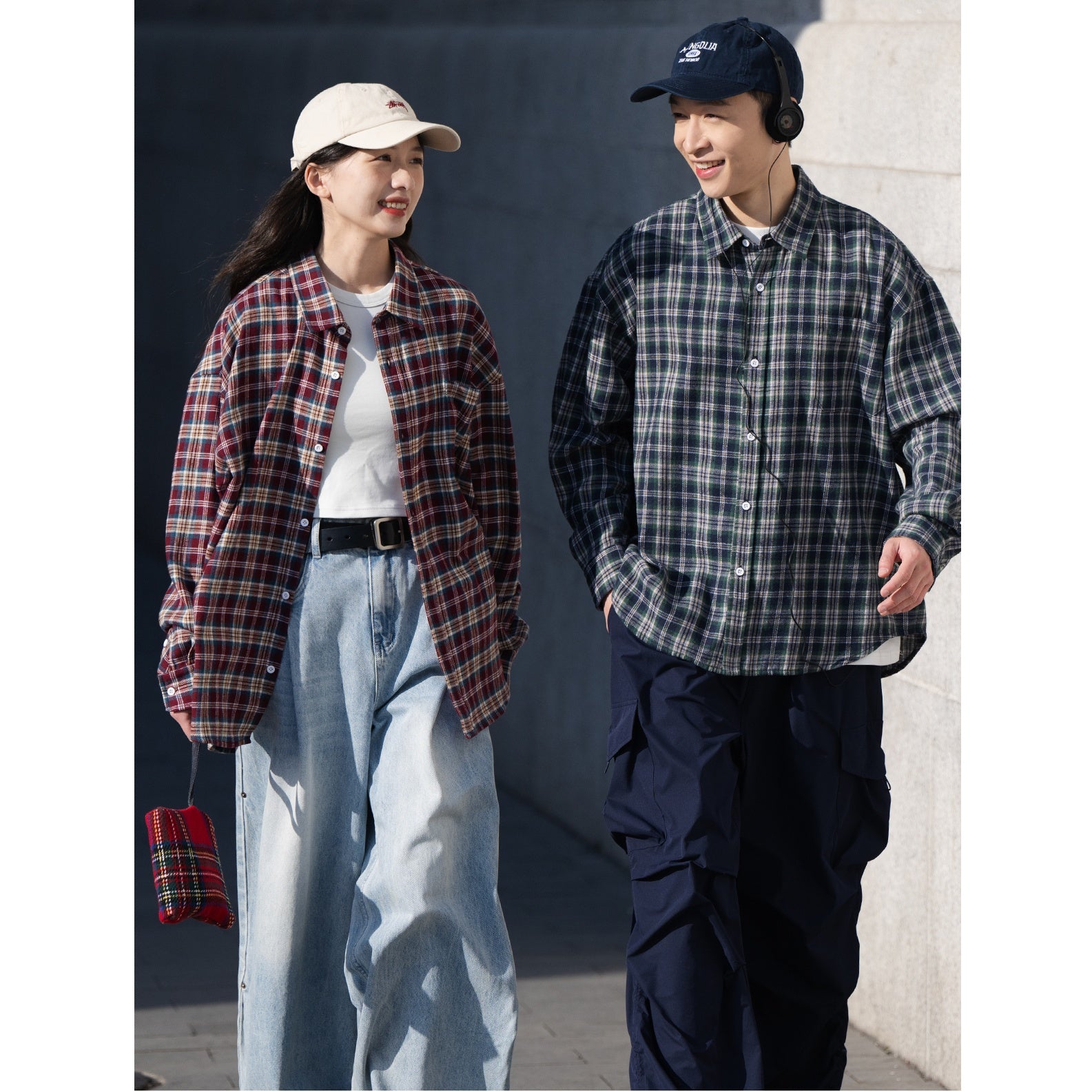 Classic Contrast Check Shirt BI2002