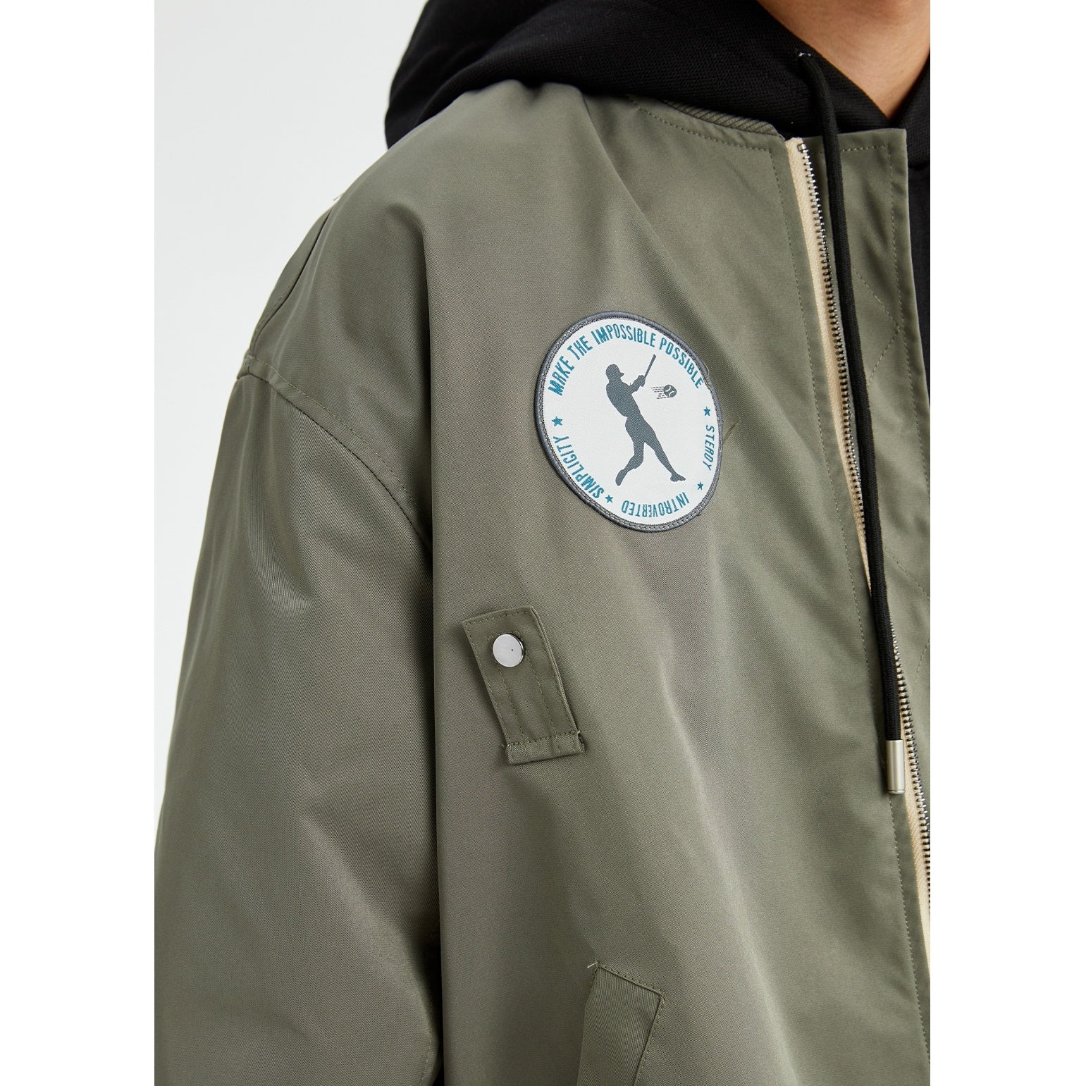 Labeled Baseball Bomber Jacket MB7250