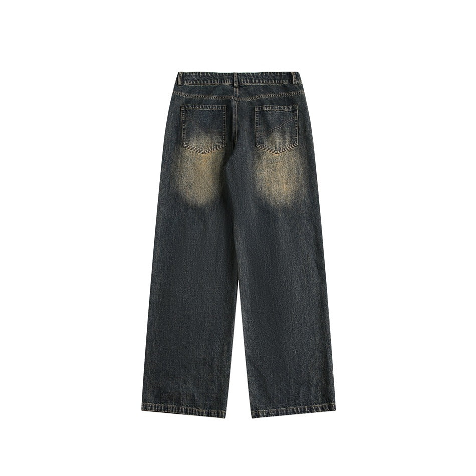 Heavyweight Wash Loose Baker Jeans MB7182