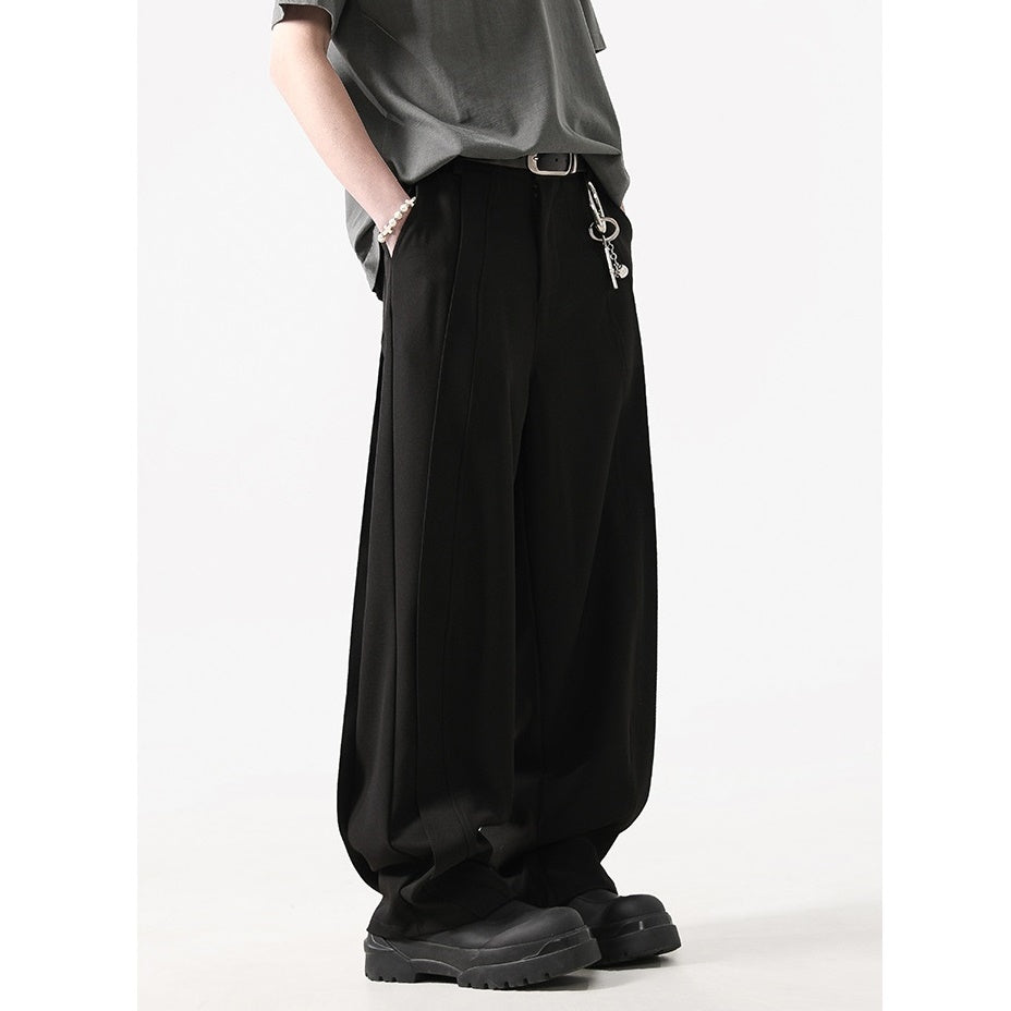 Line Stitch Loose Drape Pants MB7100