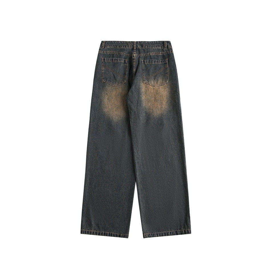 Vintage Rust Aged Washed Jeans MB7186