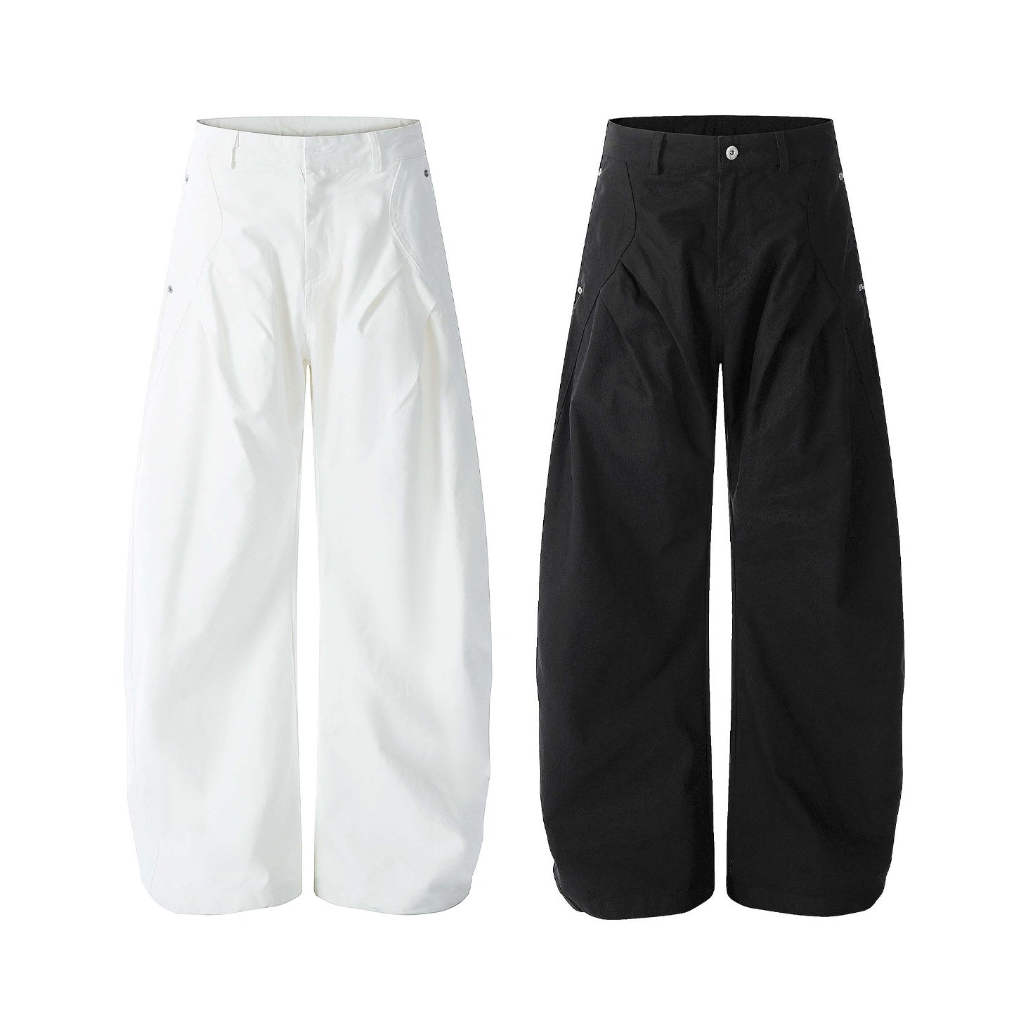 Pleated Scimitar Design Pants EAT120