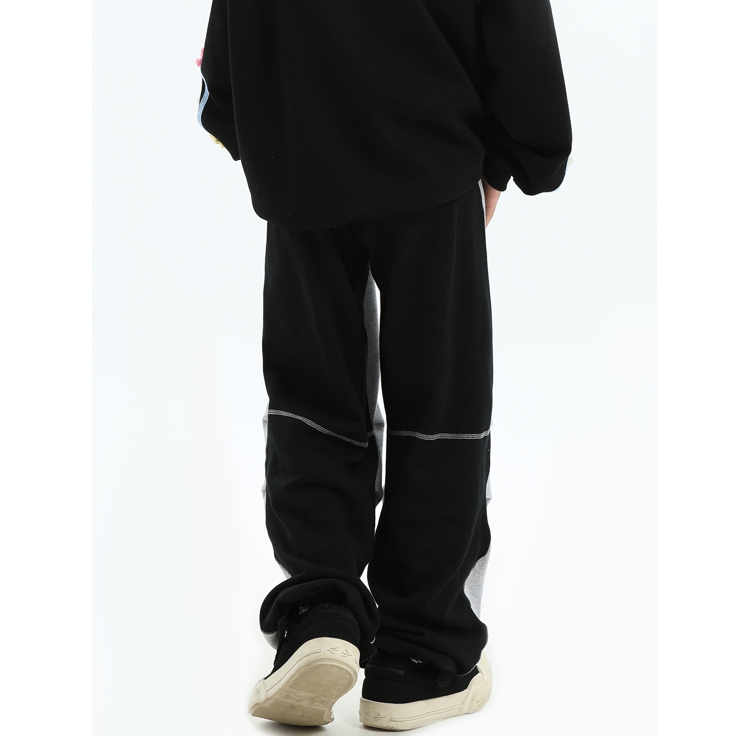 Half-Color Loose Sweatpants Track Pants MB7029