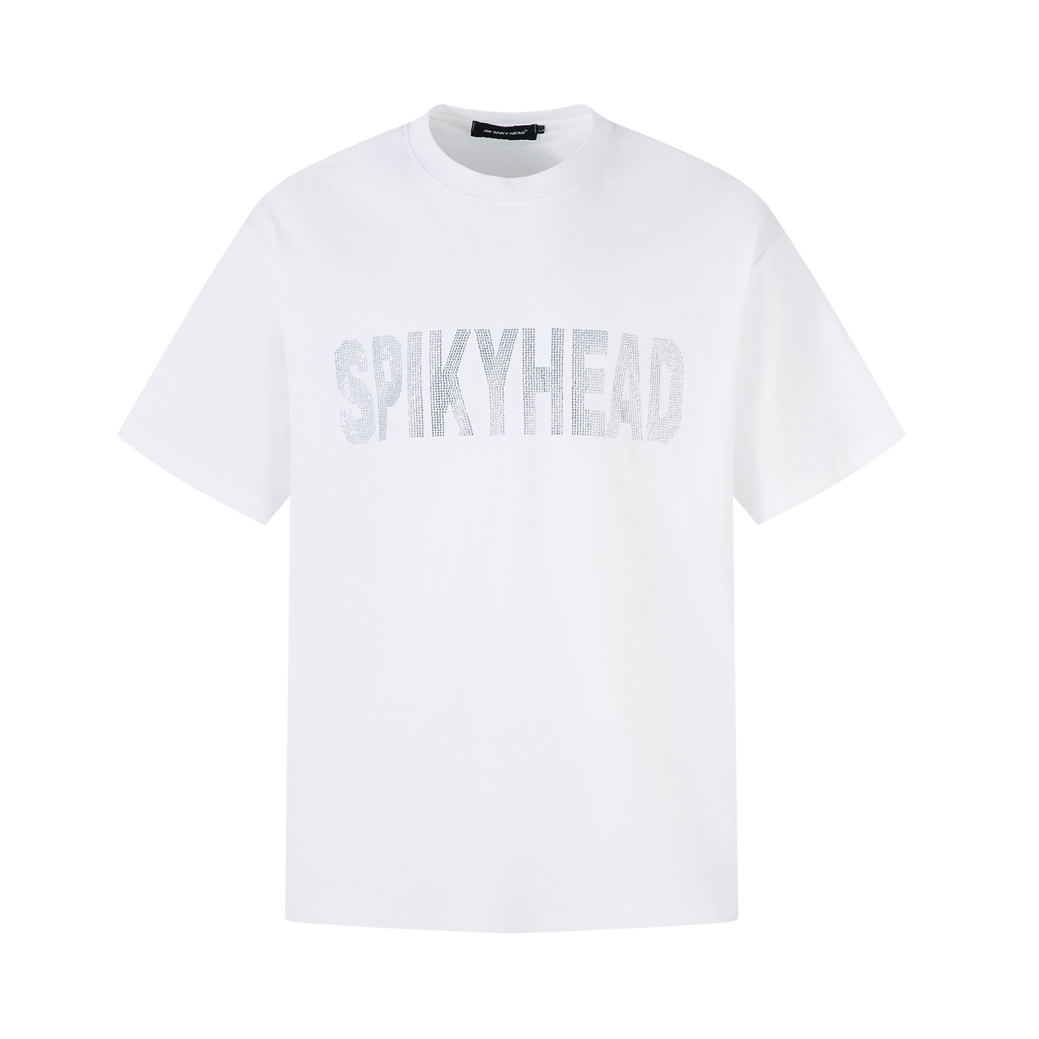 RhineStone Letter Print T-Shirt EAT106
