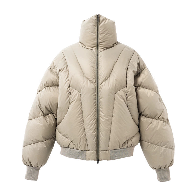 Geometry Stitch High Neck Down Jacket MB7255