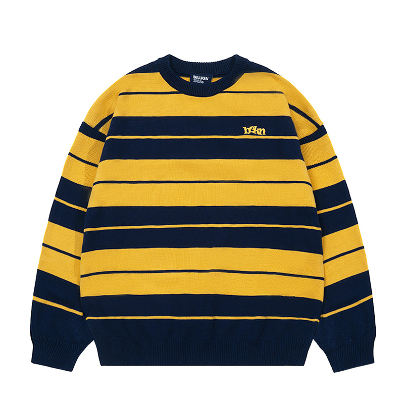 Retro Border Boyish Sweater BI2031