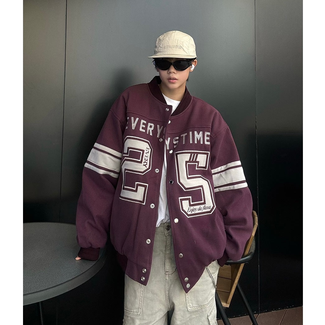 Heavy Industry Embroidered Baseball Jacket MB7169